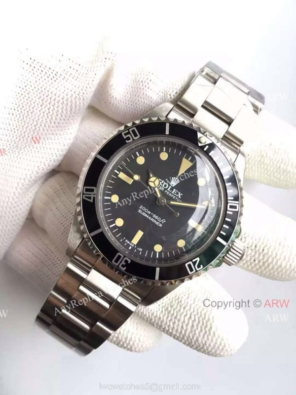 Rolex Vintage Submariner Replica Watch Stainless Steel Black Bezel 2