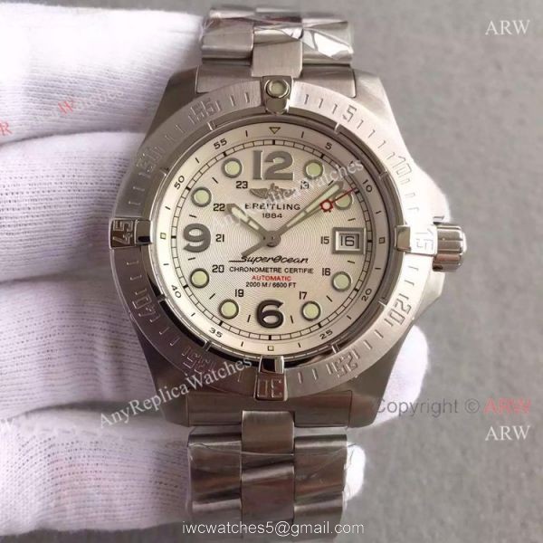 Knockoff Breitling Superocean Steelfish Watch Stainless Steel Blue Face 2