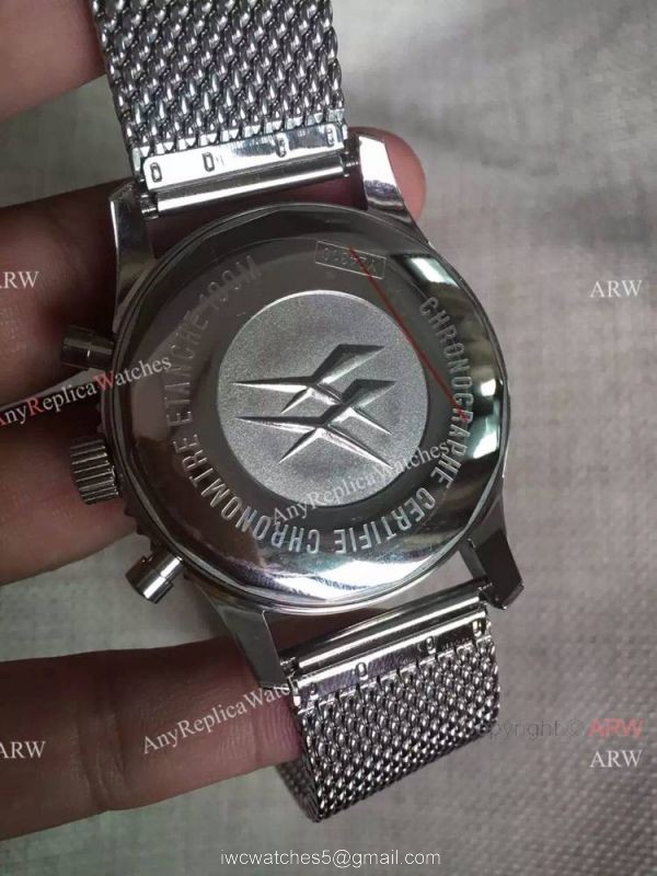New 2016 Breitling CHRONOLINER SS Black Chronograph Dial Replica Watch 2