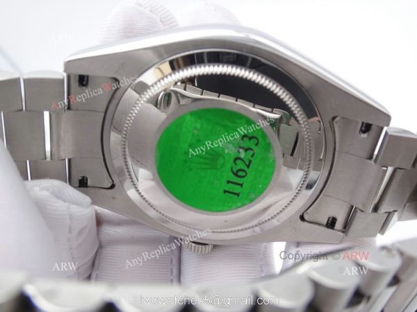 Rolex Day Date Ice Blue Replica Watch 40mm Stainless Steel Presidential 2