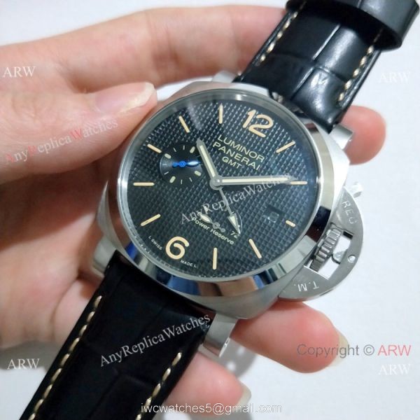 New Copy Panerai Luminor 1950 GMT POWER RESERVE Watch PAM 1537 2