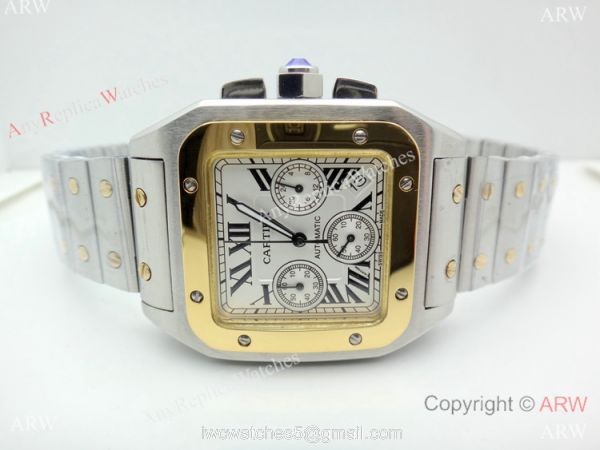 Replica Cartier Santos Chronograph Watch 38mm 2