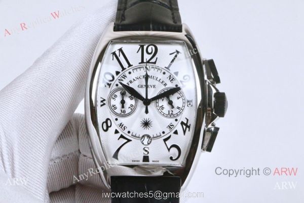 Franck Muller Mariner Chronograph Mens Watch SS Black Dial 2