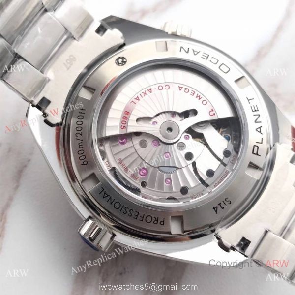 Swiss Grade Omega Seamaster GMT 600m Replica Watch SS New Bezel 2