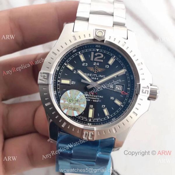 Breitling Copy Watches China Factory Newest Breitling Colt Automatic Watch 44mm Black Dial 2