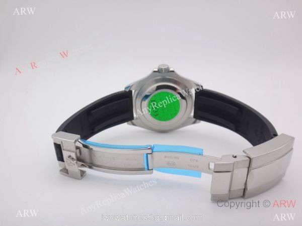 Copy Rolex Yachtmaster Watch SS Case Rubber Watch 2