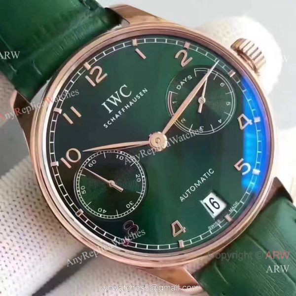 Fake IWC Portugieser Automatic 7 days Rose Gold 44.2MM Watch for sale 2