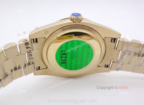 Replica Rolex DateJust All Gold Diamond 36mm Watch President Band 2