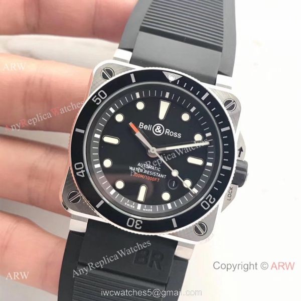 New Replica Bell Ross BR 03-92 DIVER Copy watch Swiss Grade 2