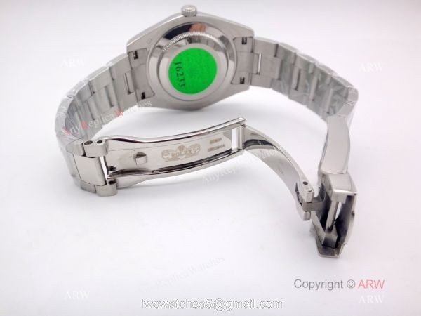 High Quality Rolex Sky Dweller Replica Watch Stainless Steel Black Face 40mm 2