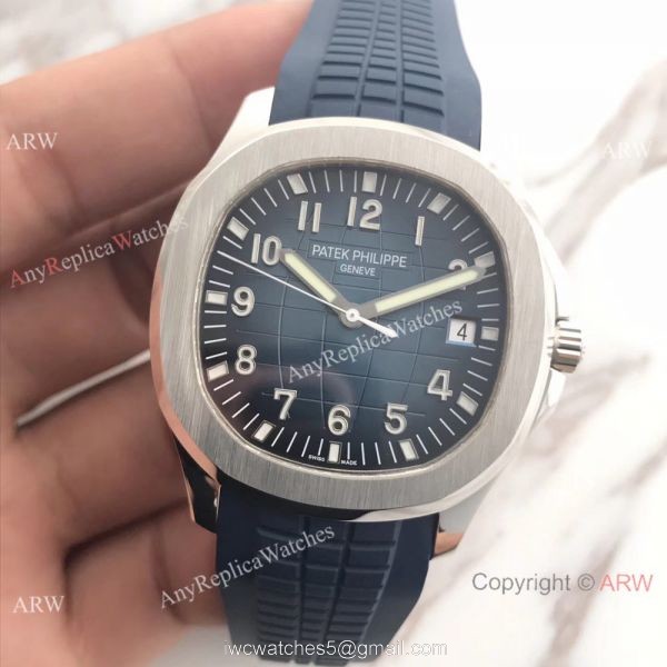 Swiss Grade Patek Philippe Aquanaut 5168G Watch SS Blue Dial 2