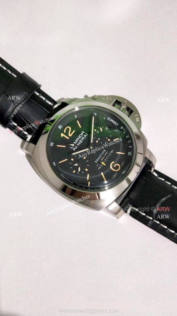 Copy AM365 Panerai Luminor Equation SS Orange Number Watch 2