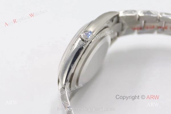 (EW) New Rolex Oyster Perpetual Silver Dial Men Watches 41mm 904L Swiss Replica 2