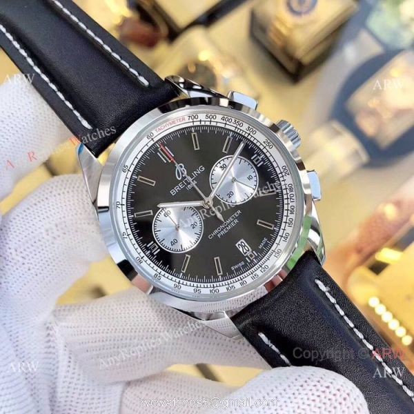2020 New Copy Breitling Premier Chronograph White Dial Watches 2