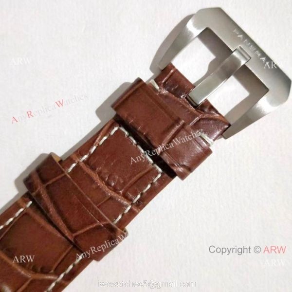 Copy Panerai PAM 368 Luminor 8 Days Black dial Watch Officine Panerai AAA watch 2