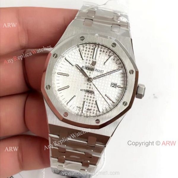 Fake Audemars Piguet Royal Oak Stainless Steel Black Watches 41mm Perfect Gifts 2