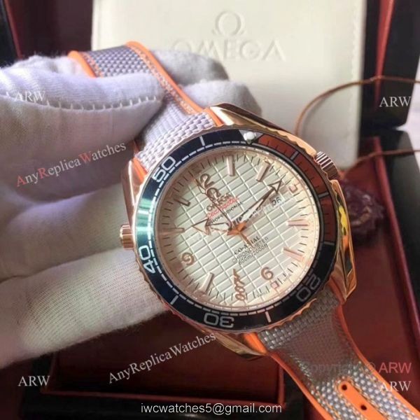 Omega Seamaster Planet Ocean Men Watches Rose Gold Omega Clone Watch 2