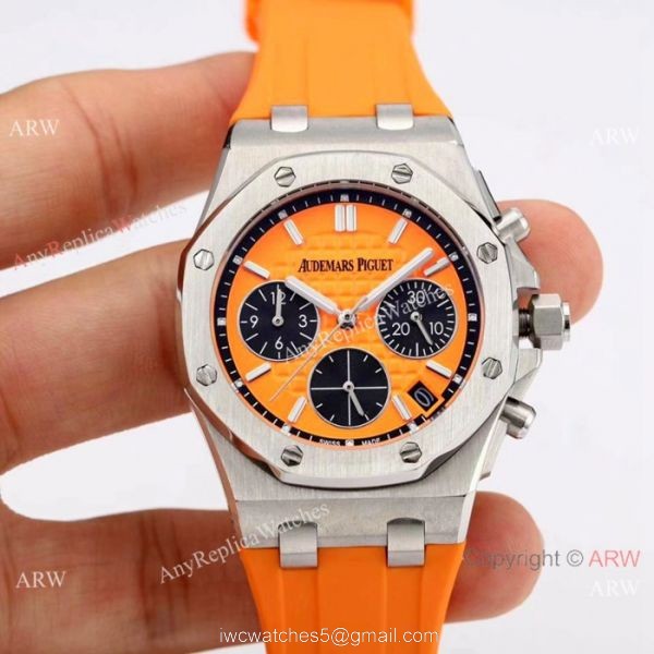 Audemars Piguet Knock off Watches / Women Size / Royal Oak offshore SS Green Dial 2