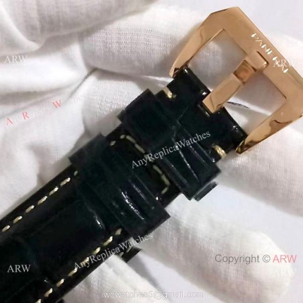 Copy Panerai Luminor Marina 8 Days Rose Gold Black Dial Watch PAM 511 2