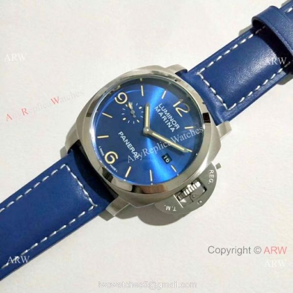 Panerai Luminor Marina Blue Dial 44mm Watch New Officine Panerai AAA Watch 2