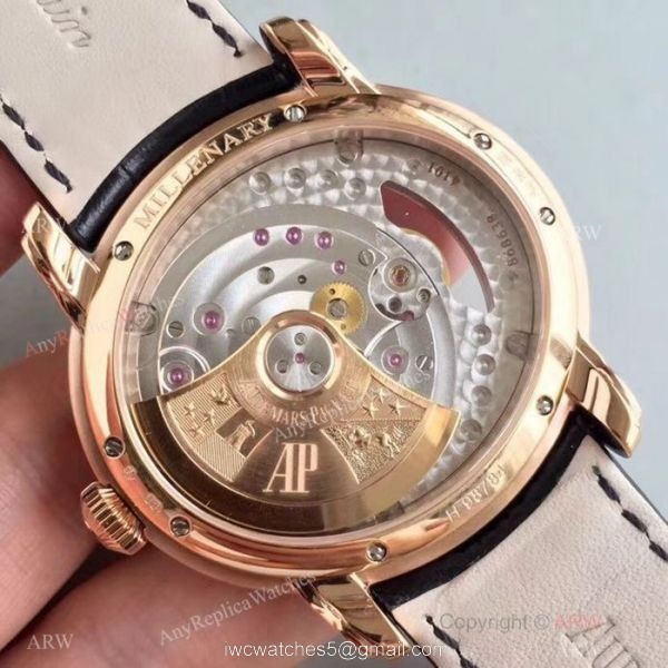 Swiss Grade Audemars Piguet Royal Millenary 4101 Watches Rose Gold Skeleton Dial 2