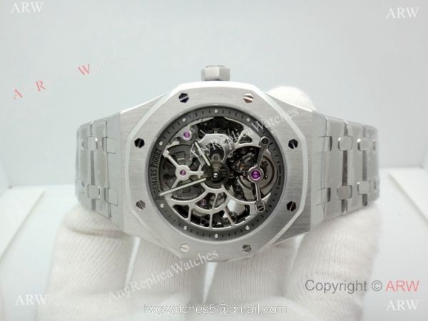 Audemars Piguet Royal Oak Extra-thin Openworked Swiss 2924 Watch 1:1 Replica 2
