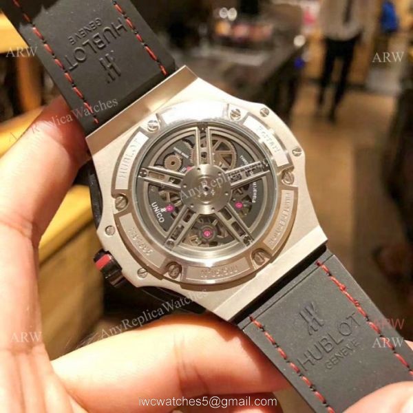 High Quality Hublot Big Bang Skeleton Dial Watch For Sale 45mm 2