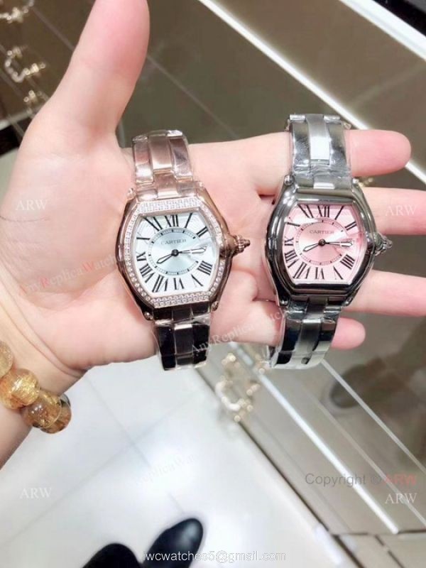 Cartier Roadster Stainless Steel Lovers Watch AAA Replica 2