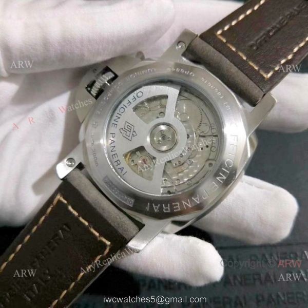 Copy Panerai LUMINOR GMT SS Green Markers Watch Pam320 2