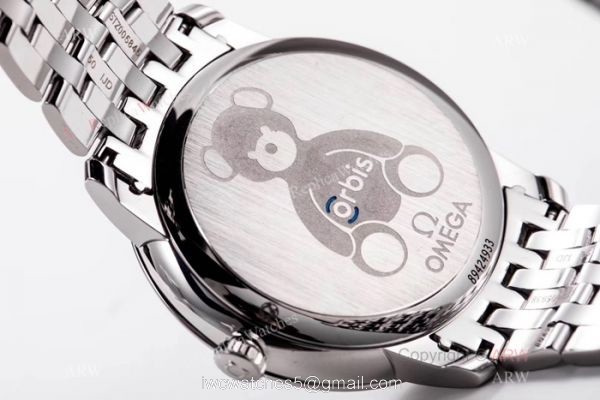 2019 Copy Omega De Ville Prestige Orbis Stainless Steel Blue Dial Swiss 2892 Watch 2