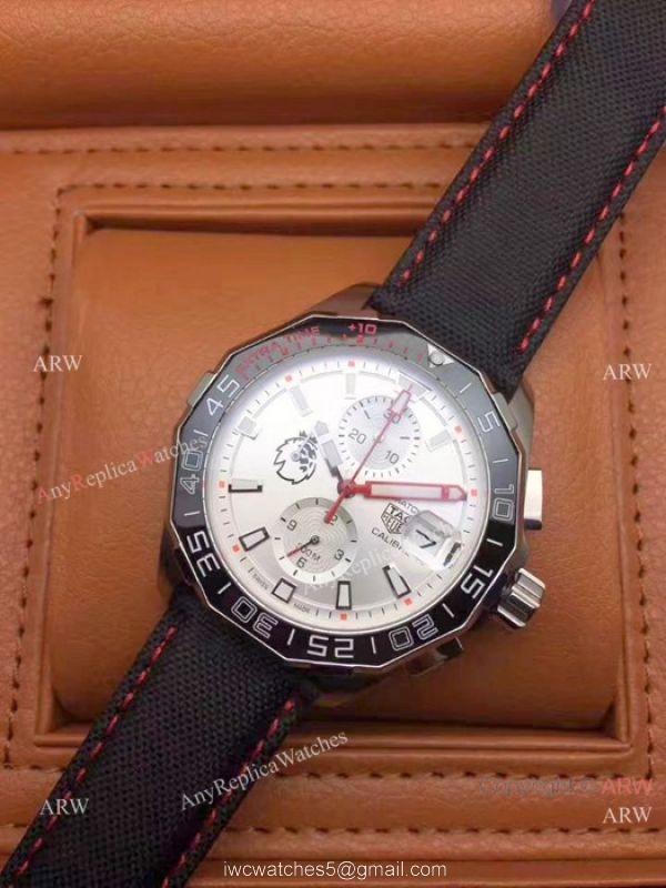 Replica TAG Heuer Match Timer Chronograph Watches SS Blue Ceramic 2