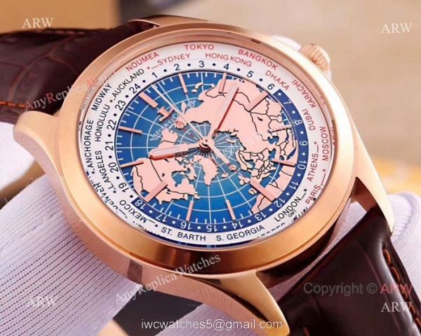 New Style Jaeger LeCoultre Geophysic Universal Replica Watch Rose Gold 41mm 2