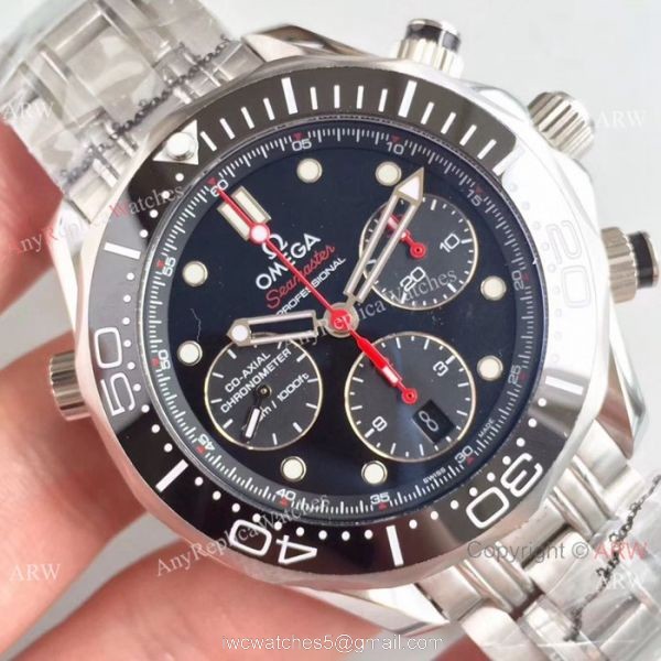 AAA Swiss Omega Seamaster Diver 300M Co-Axial James Bond Watch Replica 2