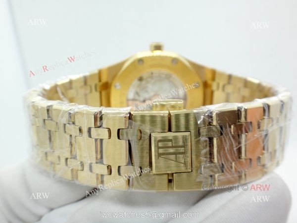 Audemars Piguet Royal Oak Perpetual Calendar Replica Watch Blue Dial Yellow Gold 2