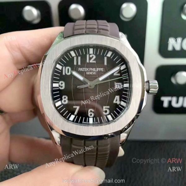Best Replica Patek Philippe Aquanaut 38mm Watches SS White Dial 2