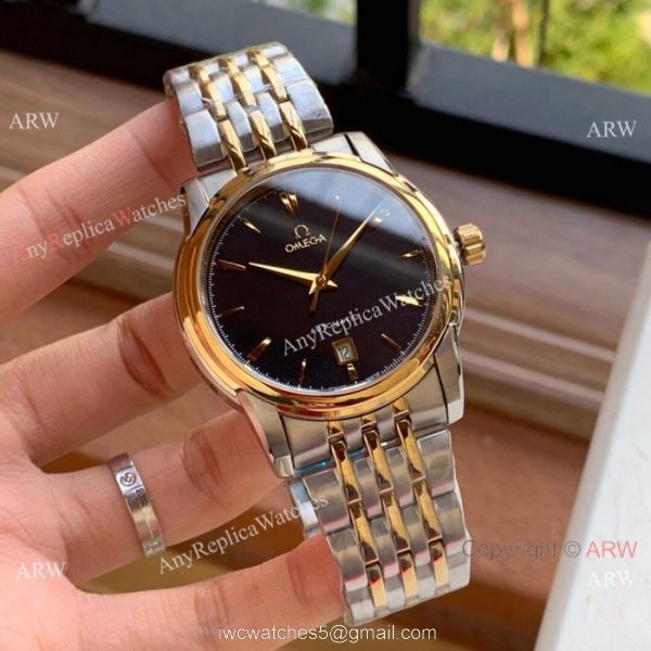 Swiss 8500 Omega Replica Watches 2-Tone Sapphire Crystal 2