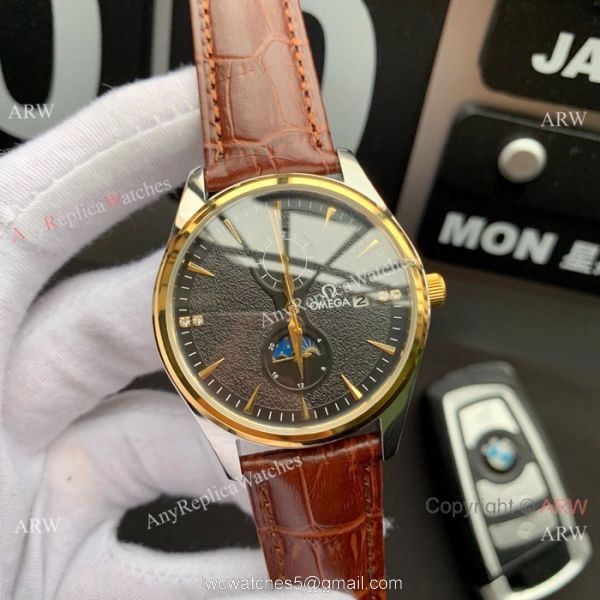 Best Replica Omega Moonphase Automatic watch Two Tone 2