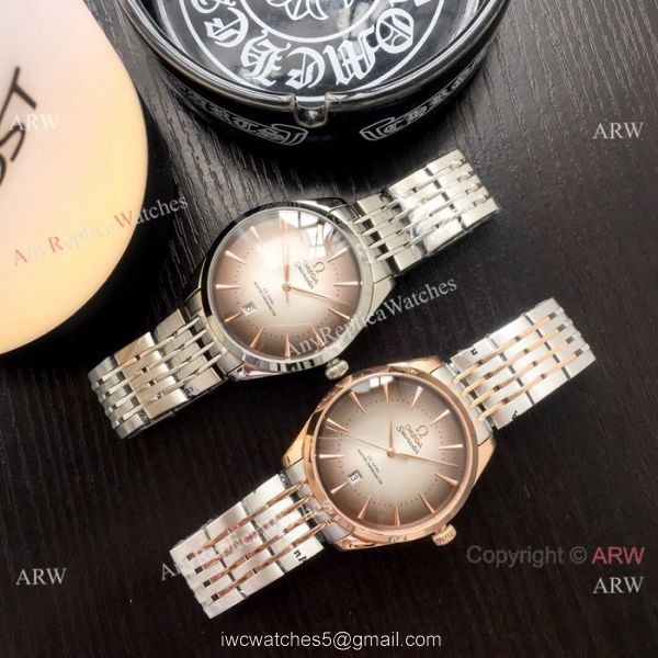 Copy Omega Automatic Seamaster Watches Two Tone Rose Gold 2