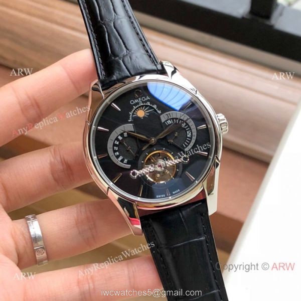 New replica Omega Complications Automatic Watches Rose Gold 43mm 2