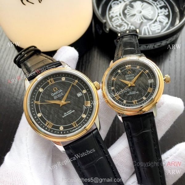 Fake Omega De Ville Prestige Automatic Watch Omega Couple Watch 2