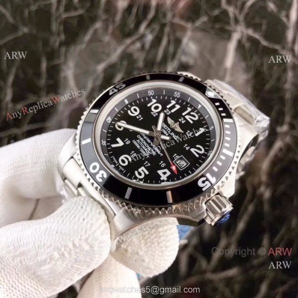 Copy Breitling Avenger Superocean II 43mm Watch Blue Dial Stainless Steel 2