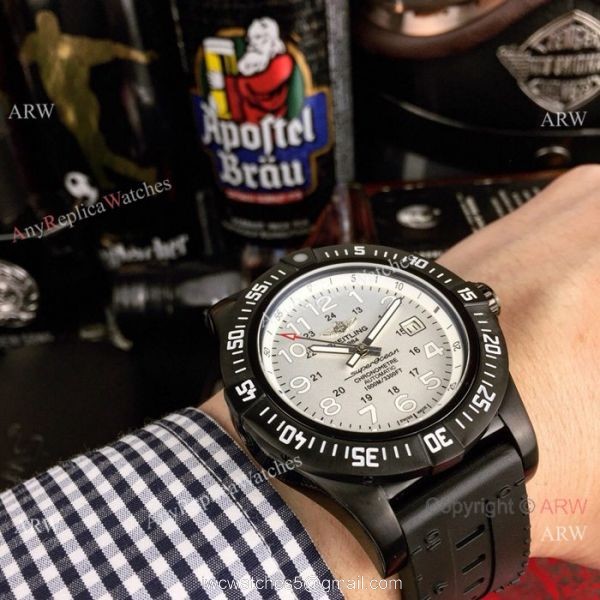 Best Replica Breitling Superocean Automatic Watches Black Case White Dial 2