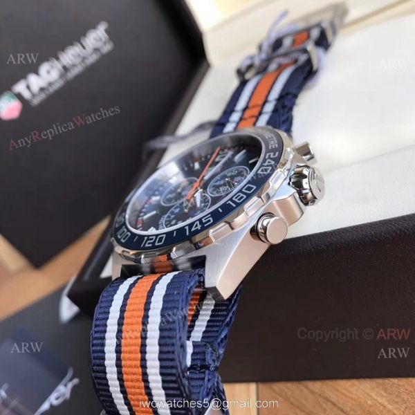 Swiss Replica Tag Heuer Formula 1 Chronograph Watch Blue Dial 2