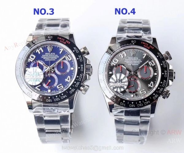 1:1 Clone Rolex Daytona JH Factory SWISS 4130 Stainless Steel Black Ceramic Watch 2