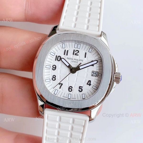 Swiss Patek Philippe Aquanaut Luce JJF 5067A White Dial Copy Watch Quartz Movement 2
