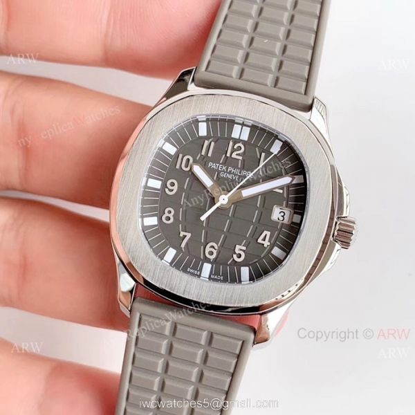 Swiss Replica Patek Philippe Aquanaut Luce 5067A Ladies Watch Gray Dial 2