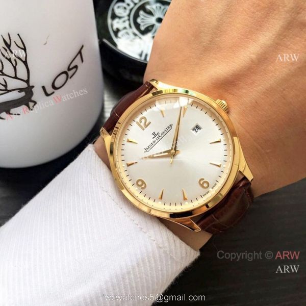 Jaeger leCoultre Master Ultra-Thin Men Watches SS Blue Dial 2