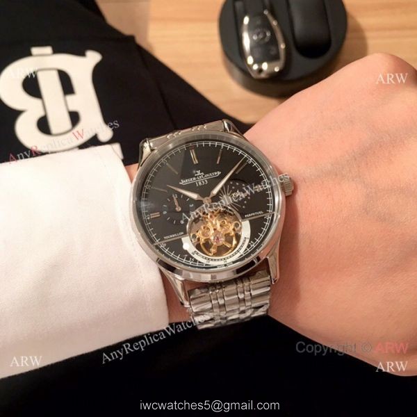 Jaeger-LeCoultre Master Complications Tourbillon Watch Replica 2-Tone Rose Gold 2