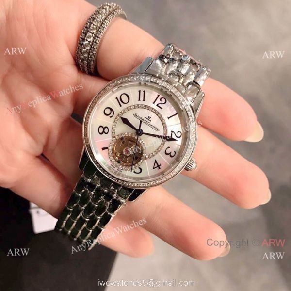Jaeger LeCoultre Rendez-Vous Tourbillon Stainless Steel Watch 33mm 2