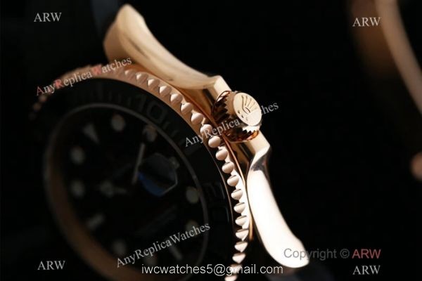 OR Factory ETA2836 Rolex Rose Gold Yachtmaster Replica Watch 116655 2